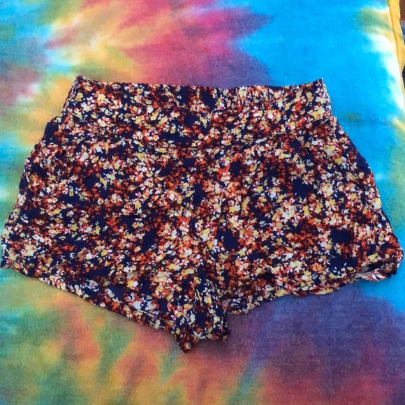 Summer Floral Shorts Cotton multicolored - Picture 1 of 4